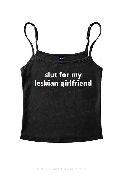 Slxt For My Lesbian GF Pride Y2K Spaghetti Strap Cami Cherrykitten