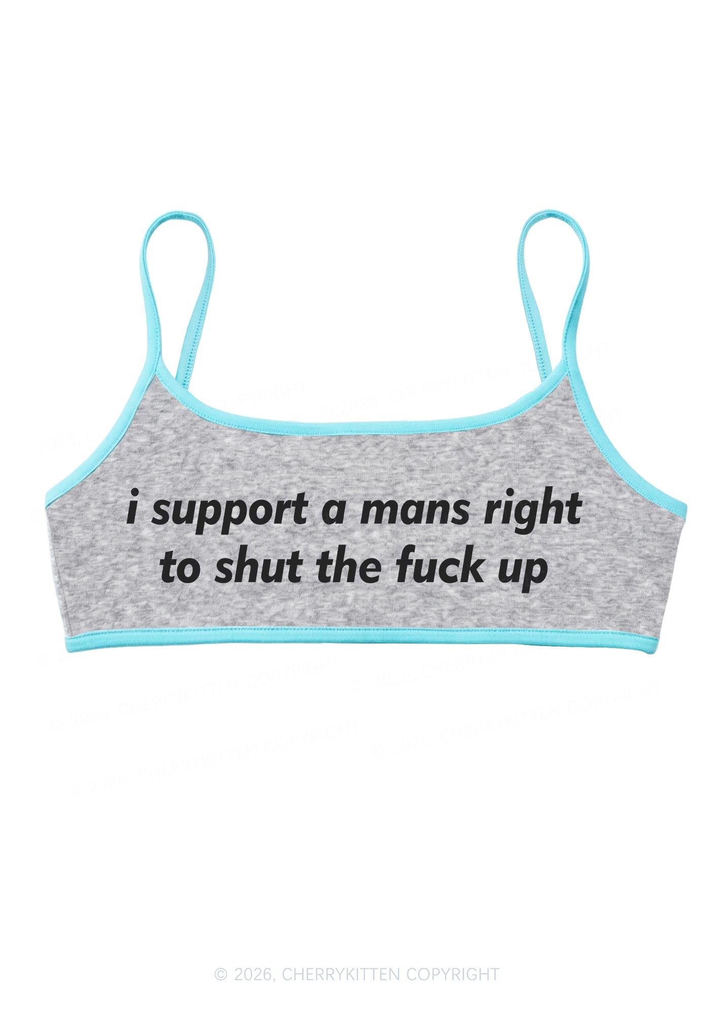 I Support A Mans Right Y2K Super Crop Cami Cherrykitten