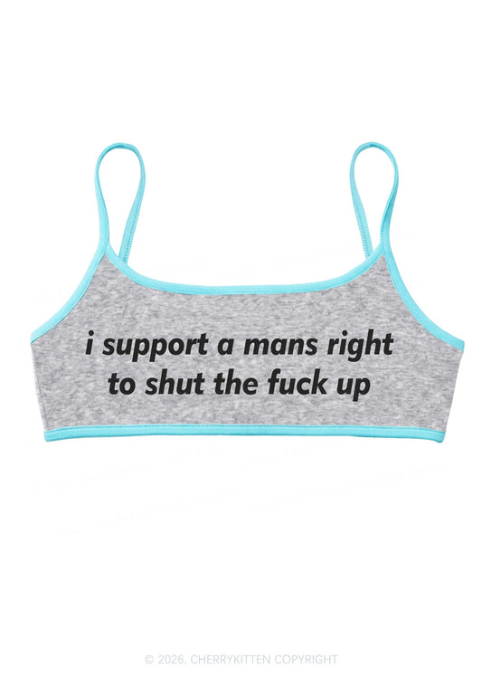 I Support A Mans Right Y2K Super Crop Cami Cherrykitten