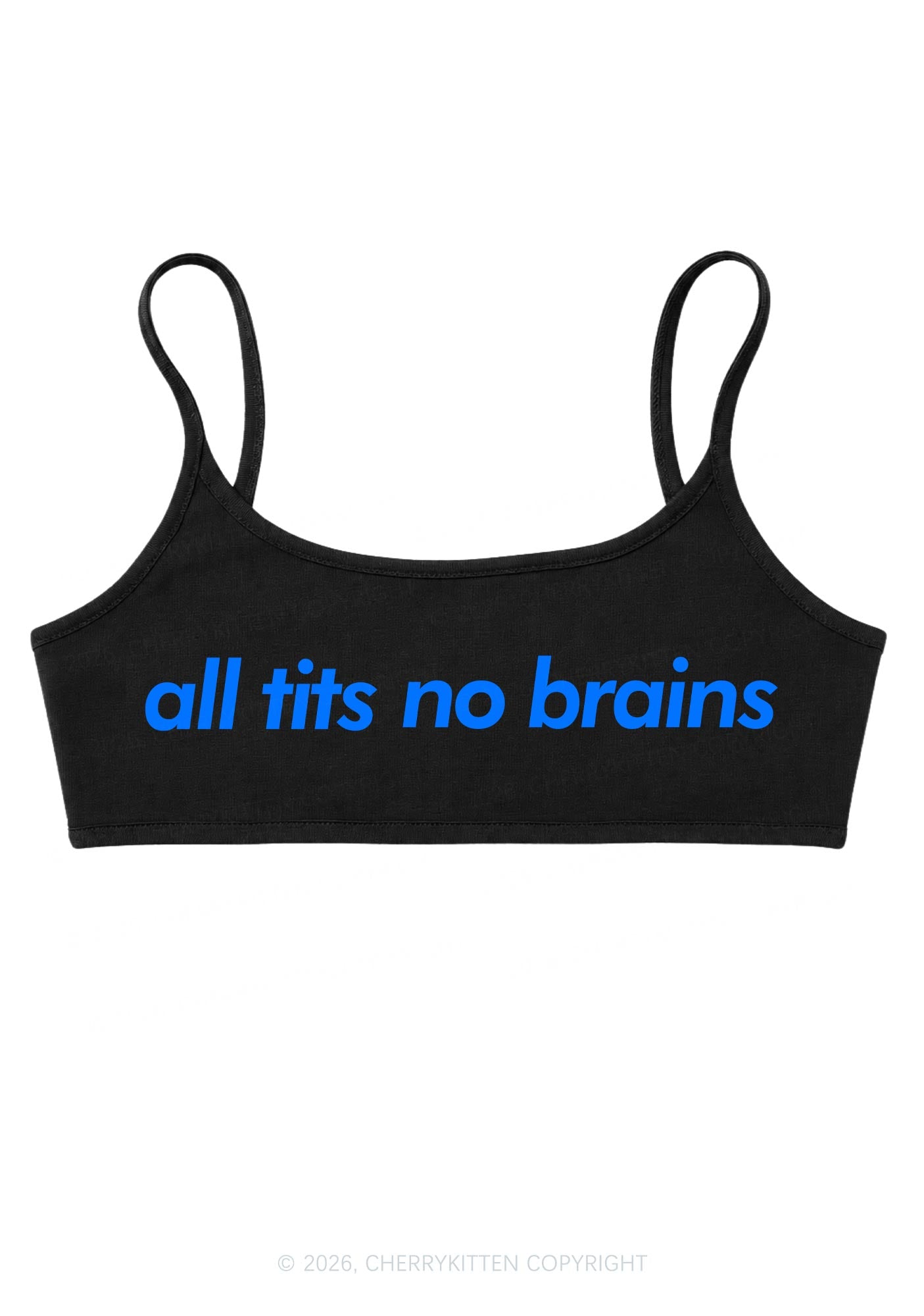 All Txts No Brains Y2K Super Crop Cami Cherrykitten