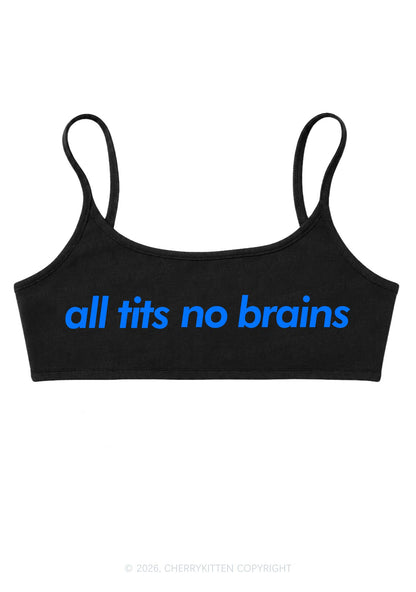 All Txts No Brains Y2K Super Crop Cami Cherrykitten