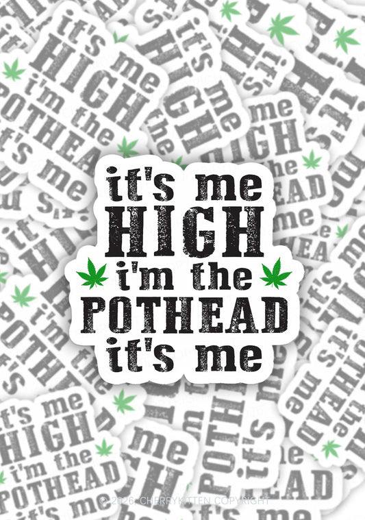 High Pothead 1pc Y2K Sticker Cherrykitten