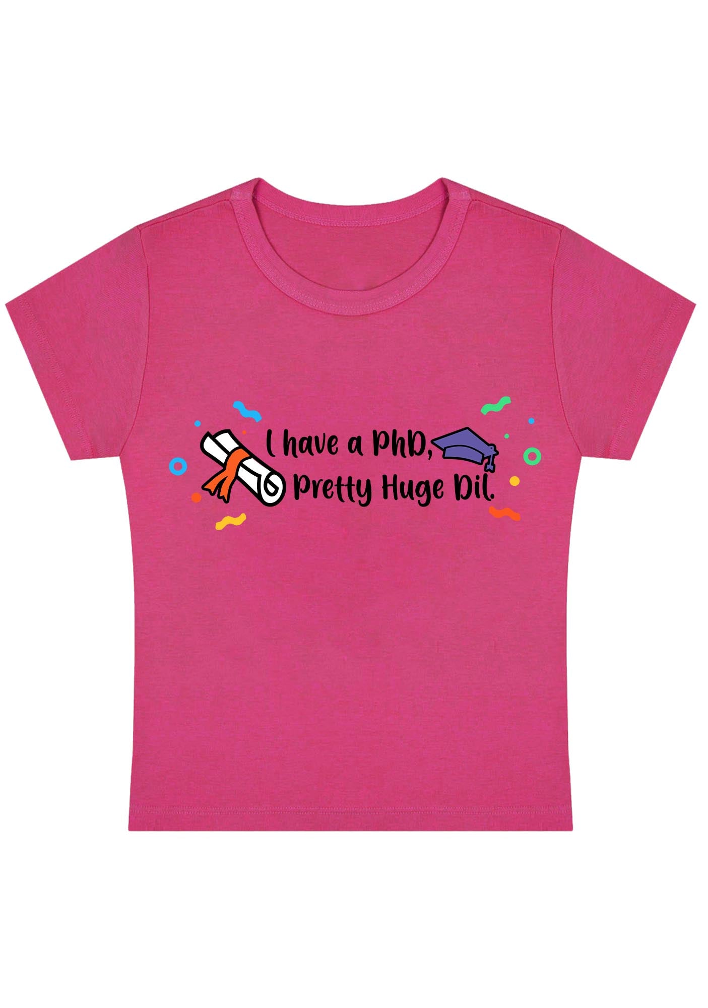 Curvy I Have A Pretty Huge Dil Baby Tee