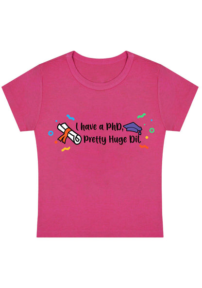 Curvy I Have A Pretty Huge Dil Baby Tee