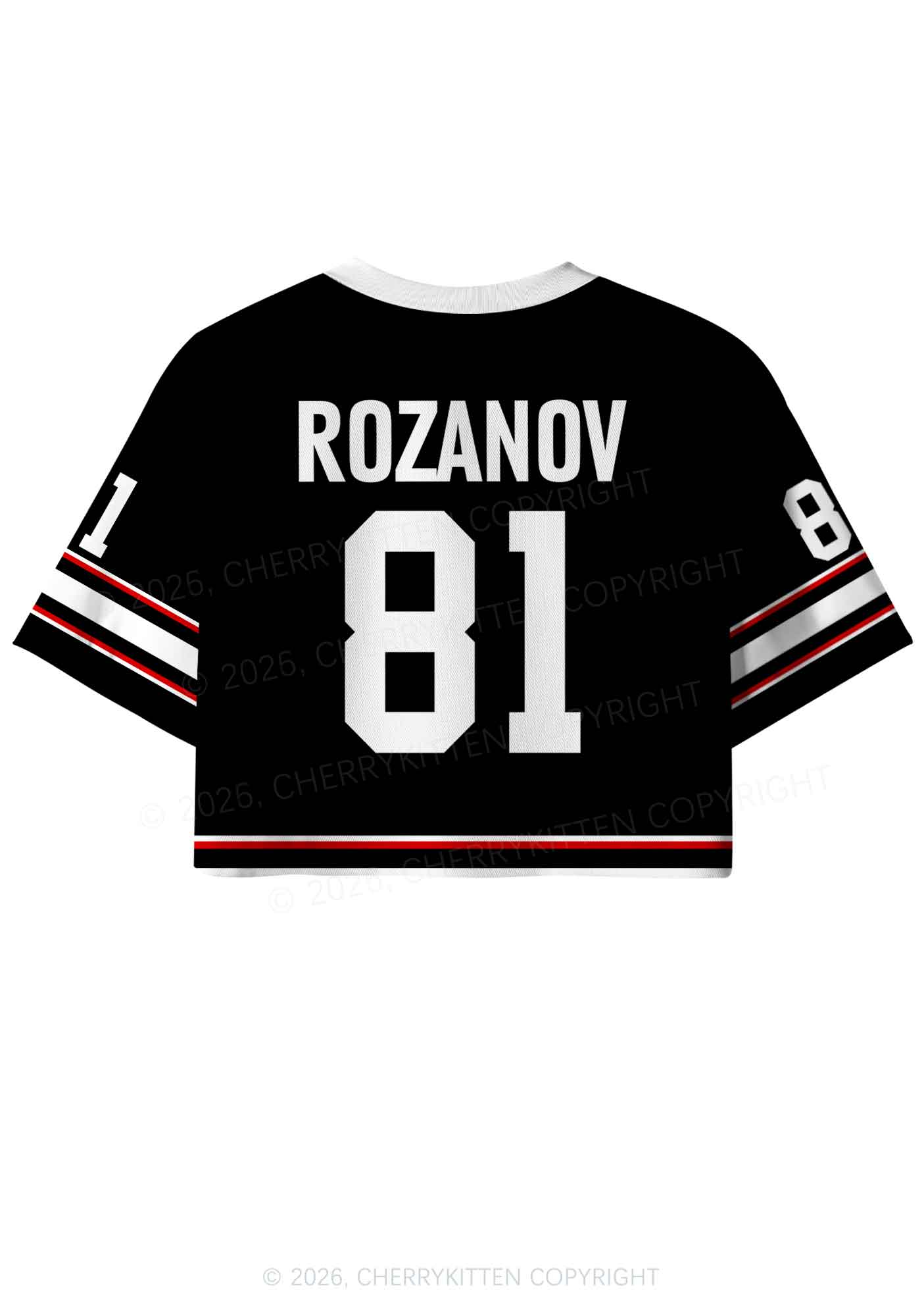 Black Gold HR Y2K Crop Sport Jersey Shirts Cherrykitten