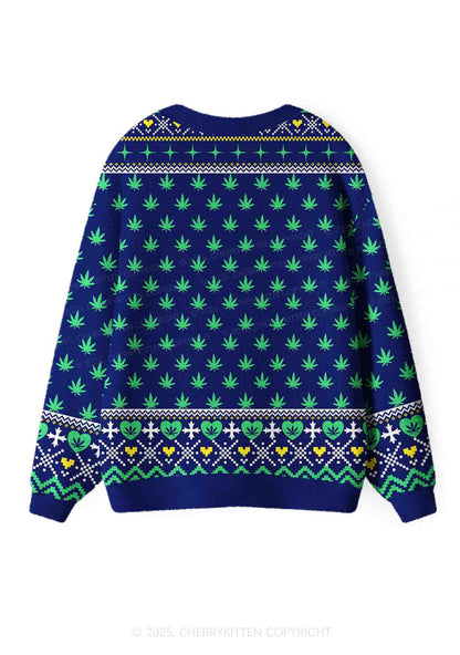 Special Cola Y2K Christmas Cardigan Knit Sweatshirt Cherrykitten