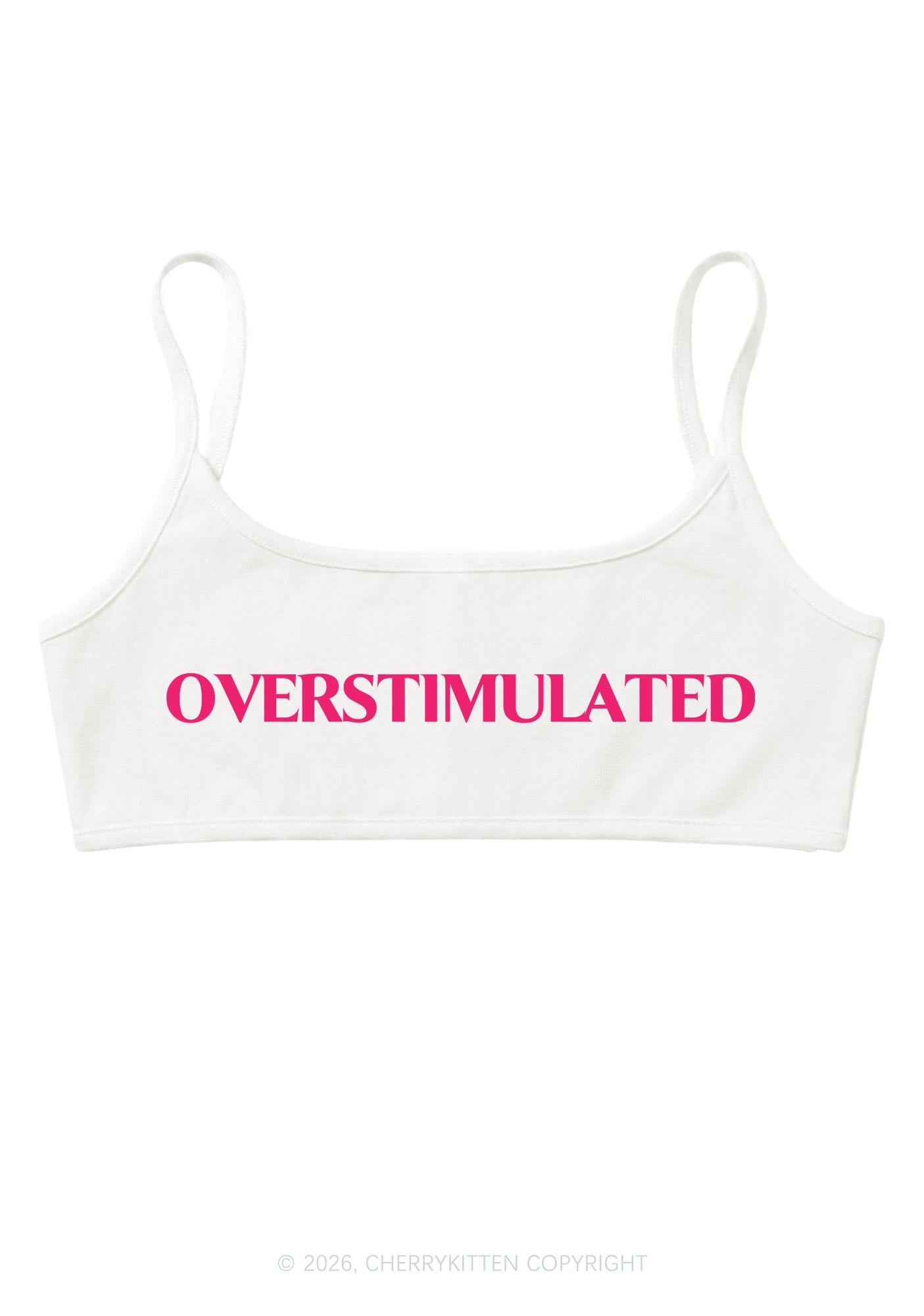 Overstimulated Y2K Super Crop Cami Cherrykitten