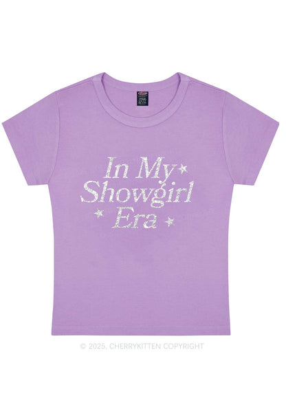 Glitter In My Era TS Y2K Baby Tee Cherrykitten