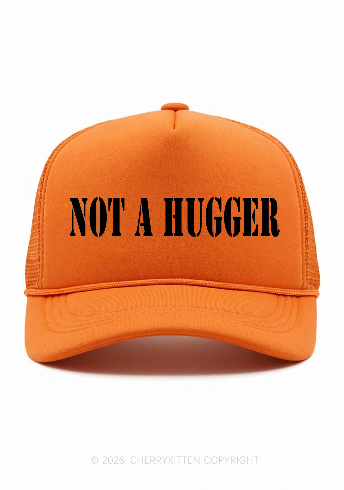 Not A Hugger Y2K Trucker Hat Cherrykitten