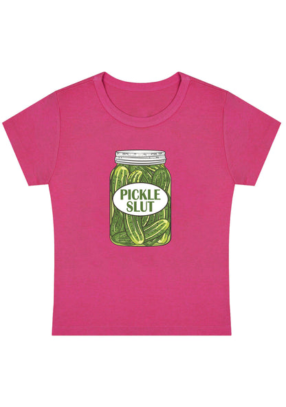 Pickle Slxt Y2K Baby Tee