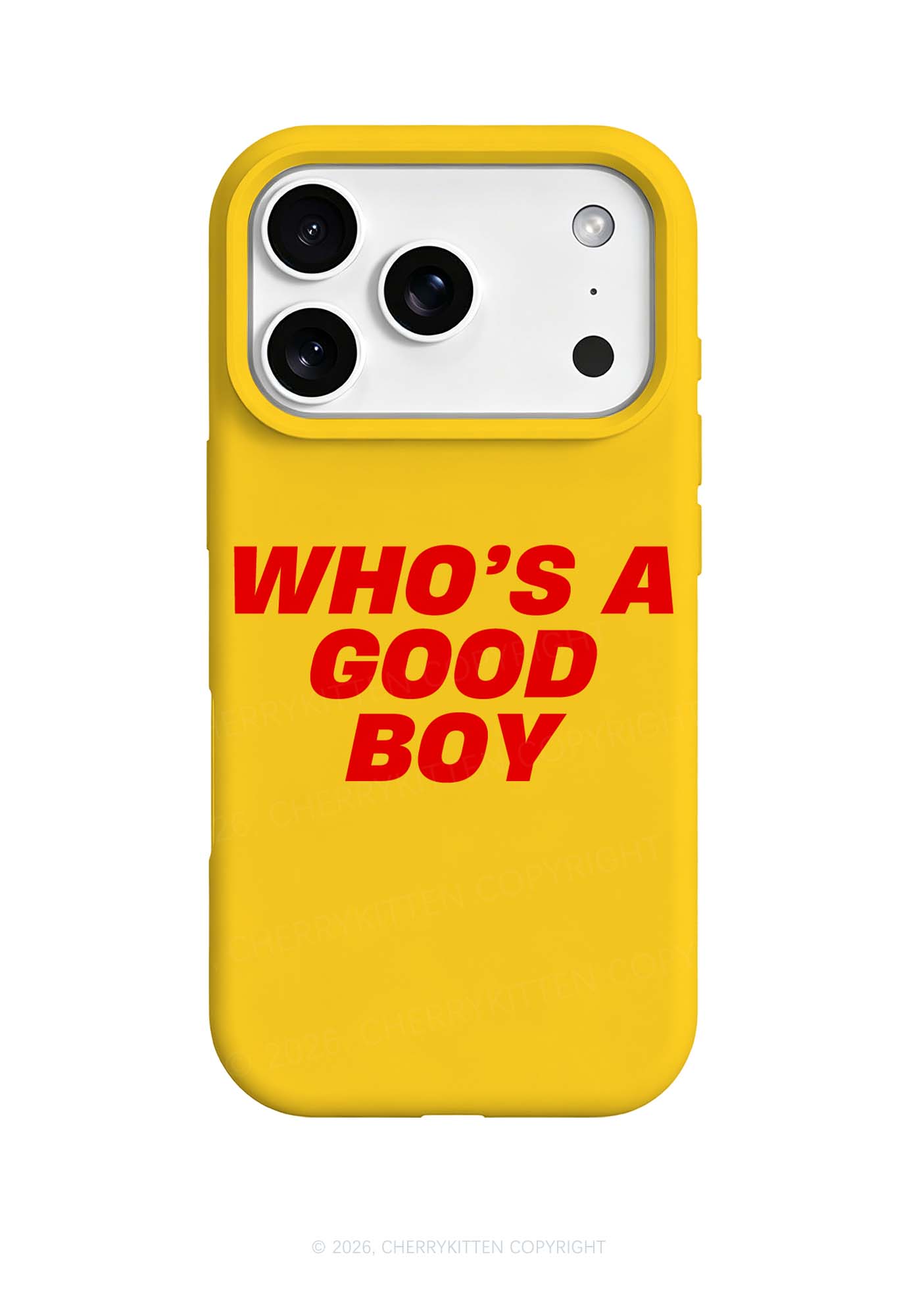 Whos A Good Boy Y2K Phone Case Cherrykitten
