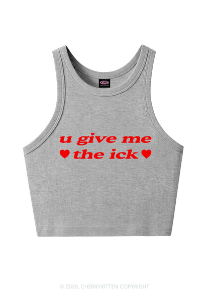 Give Me Ick Y2K Crop Tank Top Cherrykitten