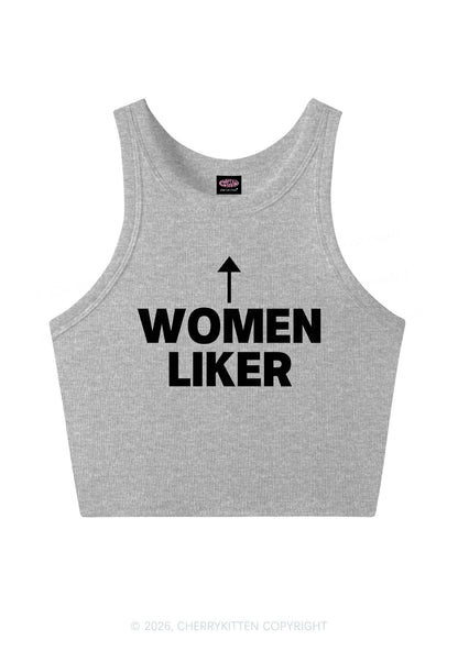 Women Liker Pride Y2K Crop Tank Top Cherrykitten