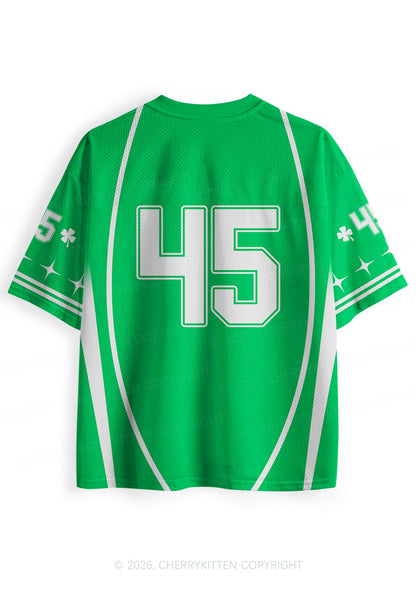 Custom Kiss Me Im Irish St Patricks Y2K Sport Jersey Shirts Cherrykitten