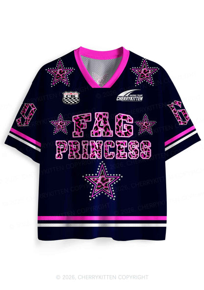 Pink Leopard Fag Princess Pride Y2K Sport Jersey Shirts Cherrykitten