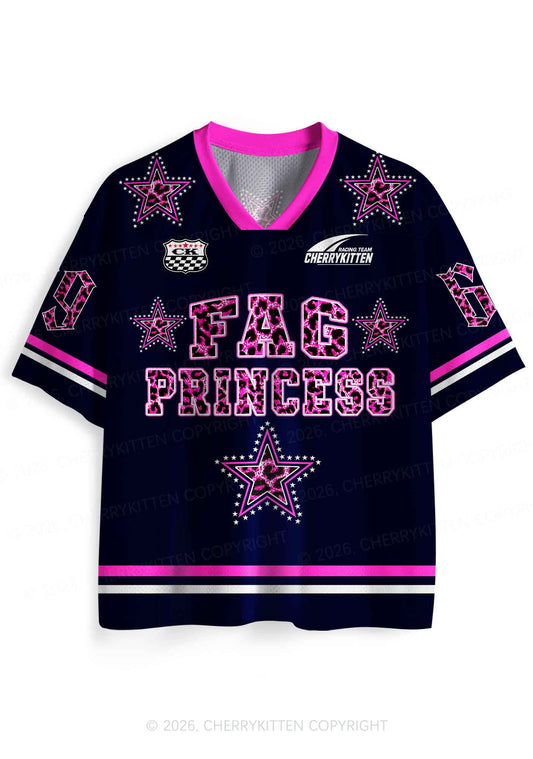 Pink Leopard Fag Princess Pride Y2K Sport Jersey Shirts Cherrykitten