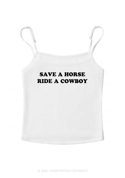 Save A Horse Y2K Spaghetti Strap Cami Cherrykitten