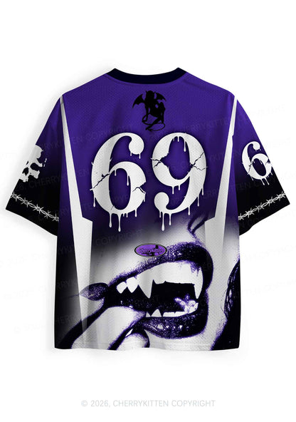 Halloween Want To Be Vampire Y2K Sport Jersey Shirts Cherrykitten