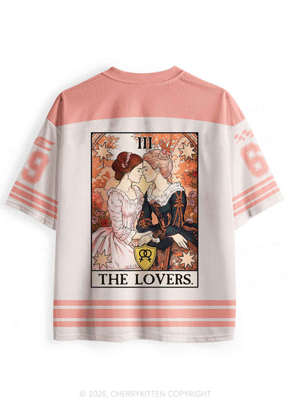 Victorian Rose Lesbian Pride Y2K Sport Jersey Shirts Cherrykitten