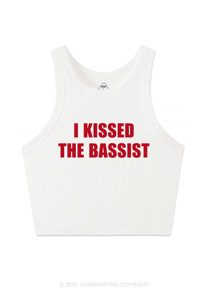 I Kissed The Bassist Y2K Crop Tank Top Cherrykitten