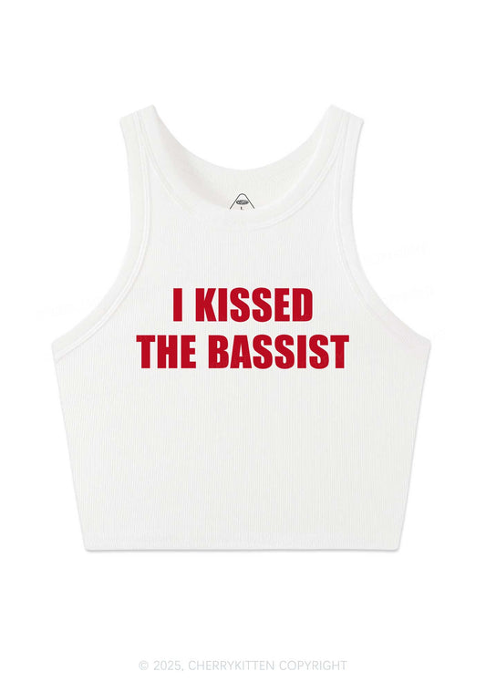 I Kissed The Bassist Y2K Crop Tank Top Cherrykitten