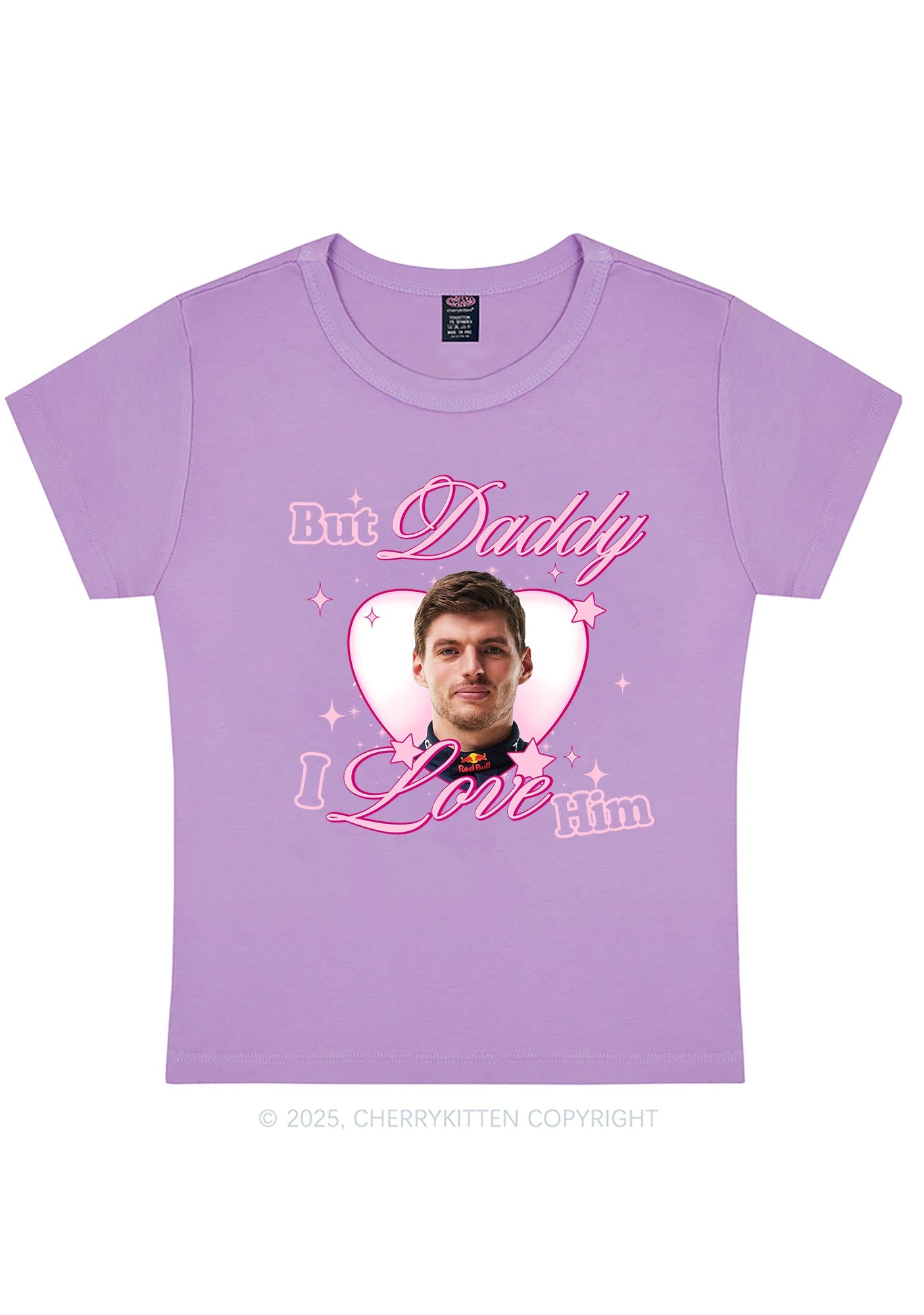 Daddy I Love The Driver Y2K Baby Tee Cherrykitten