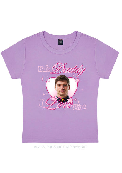 Daddy I Love The Driver Y2K Baby Tee Cherrykitten