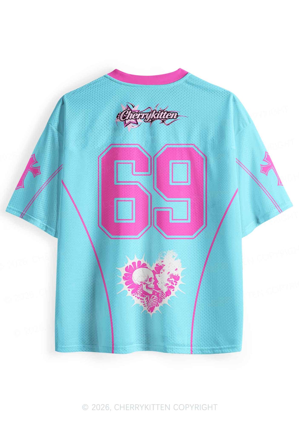 I Have Autism Skull Y2K Sport Jersey Shirts Cherrykitten