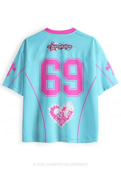 I Have Autism Skull Y2K Sport Jersey Shirts Cherrykitten