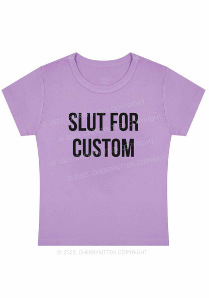 Curvy Slxt For Custom Y2K Baby Tee Cherrykitten