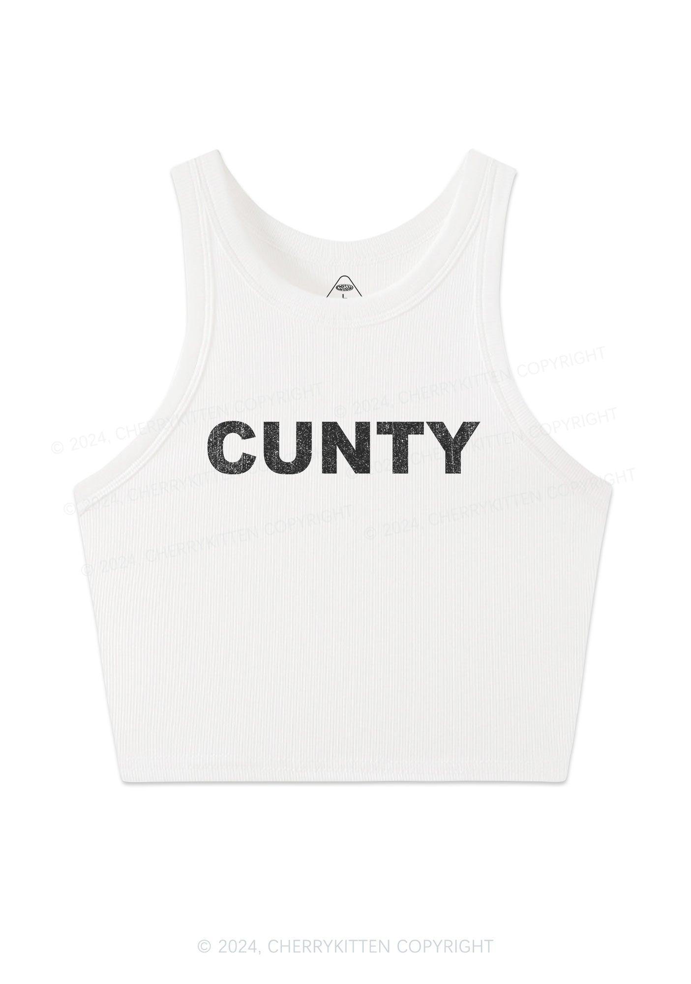 Cunty Y2K Crop Tank Top Cherrykitten