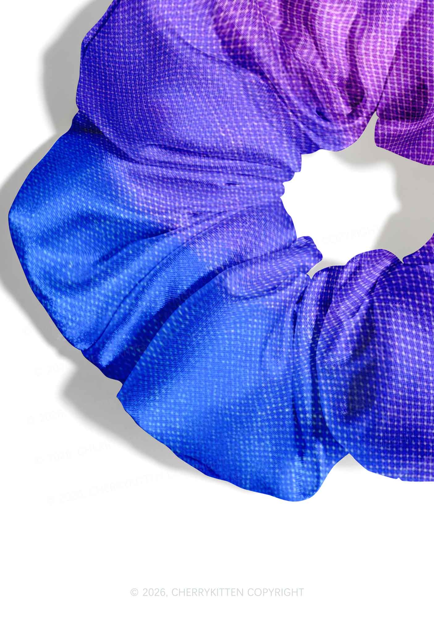 Bisexual Tie Dye Pride Y2K Hair Scrunchie Cherrykitten