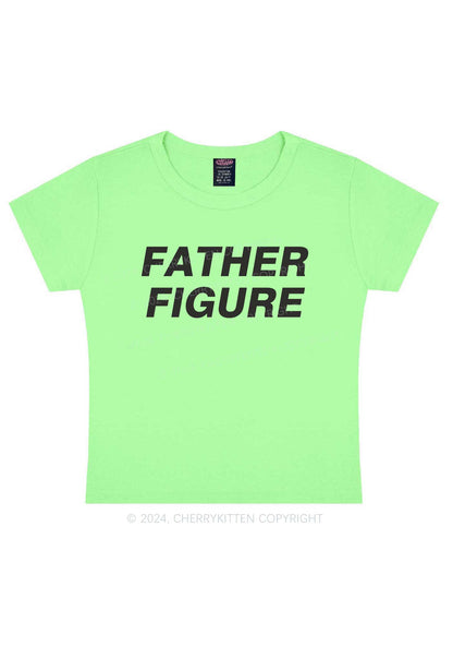 Father Figure Y2K Baby Tee Cherrykitten