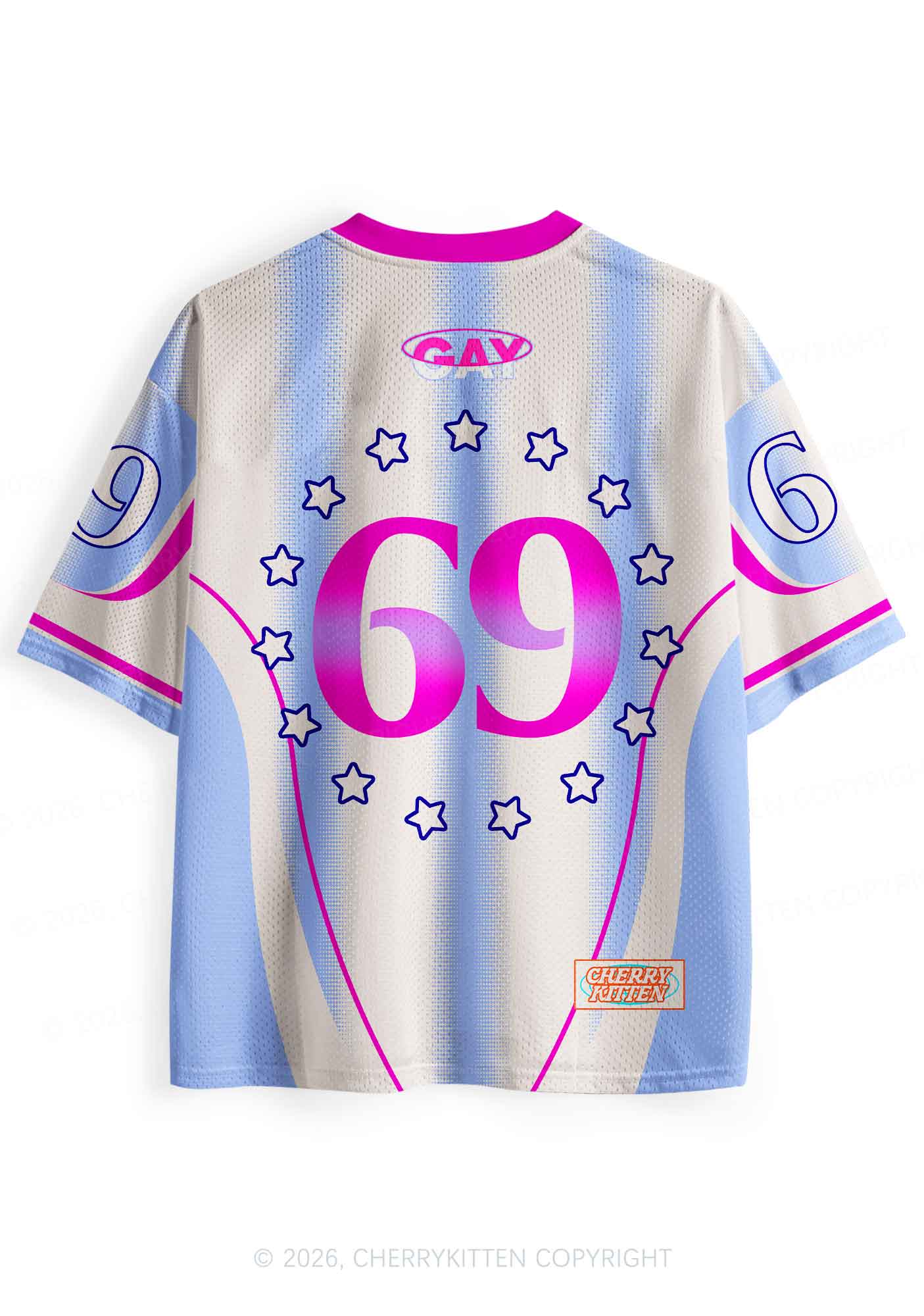 Purple Be Gay Do Crime Pride Y2K Sport Jersey Shirts Cherrykitten