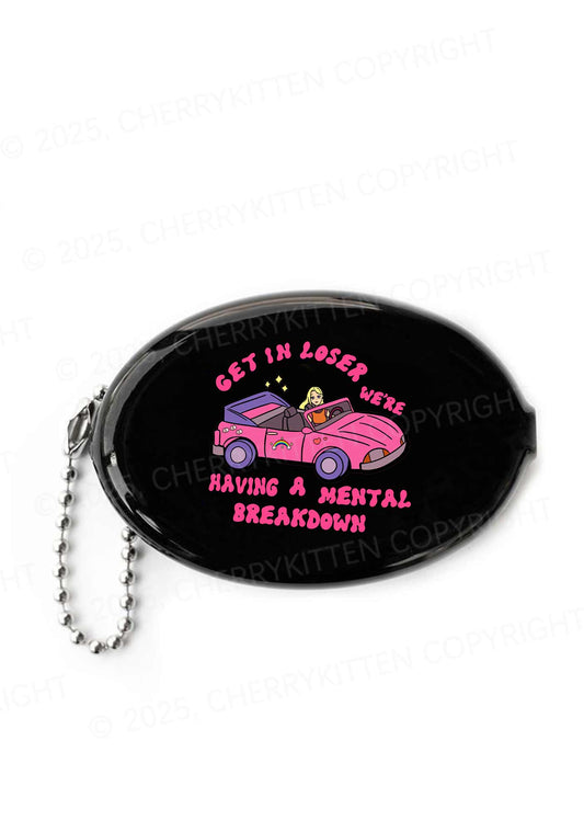 Get In Y2K Oval Mini Coin Pouch Cherrykitten
