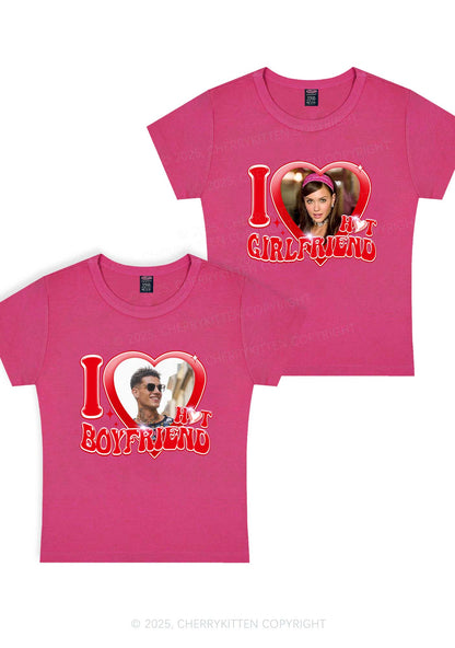 Custom I Love My Hot GF BF Y2K Valentine's Day Baby Tee Cherrykitten