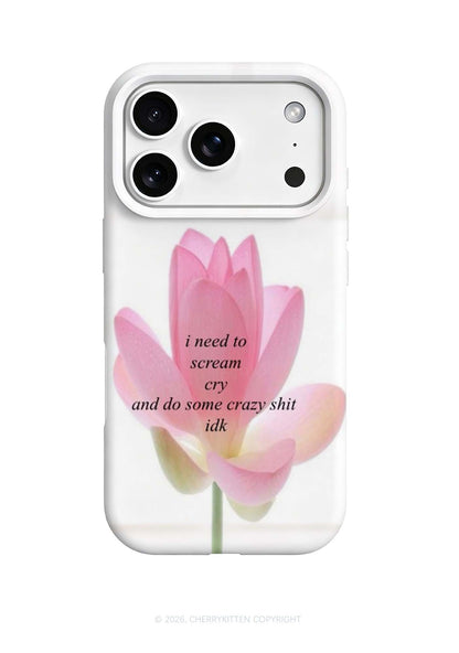 I Need To Scream Cry Y2K Phone Case Cherrykitten