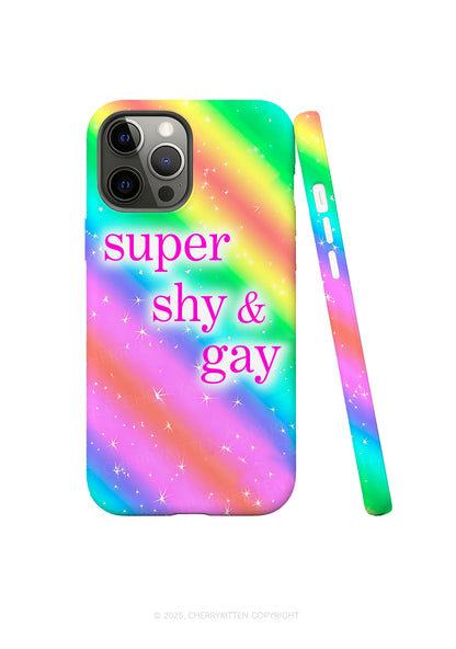 Super Shy Gay Pride Y2K Phone Case Cherrykitten