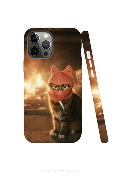 Halloween Red Ear Hood Cat Y2K Phone Case Cherrykitten