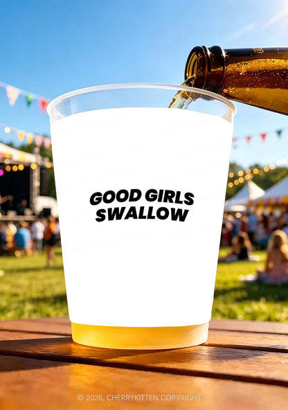 Good Girls Swallow Y2K Plastic Cup Cherrykitten
