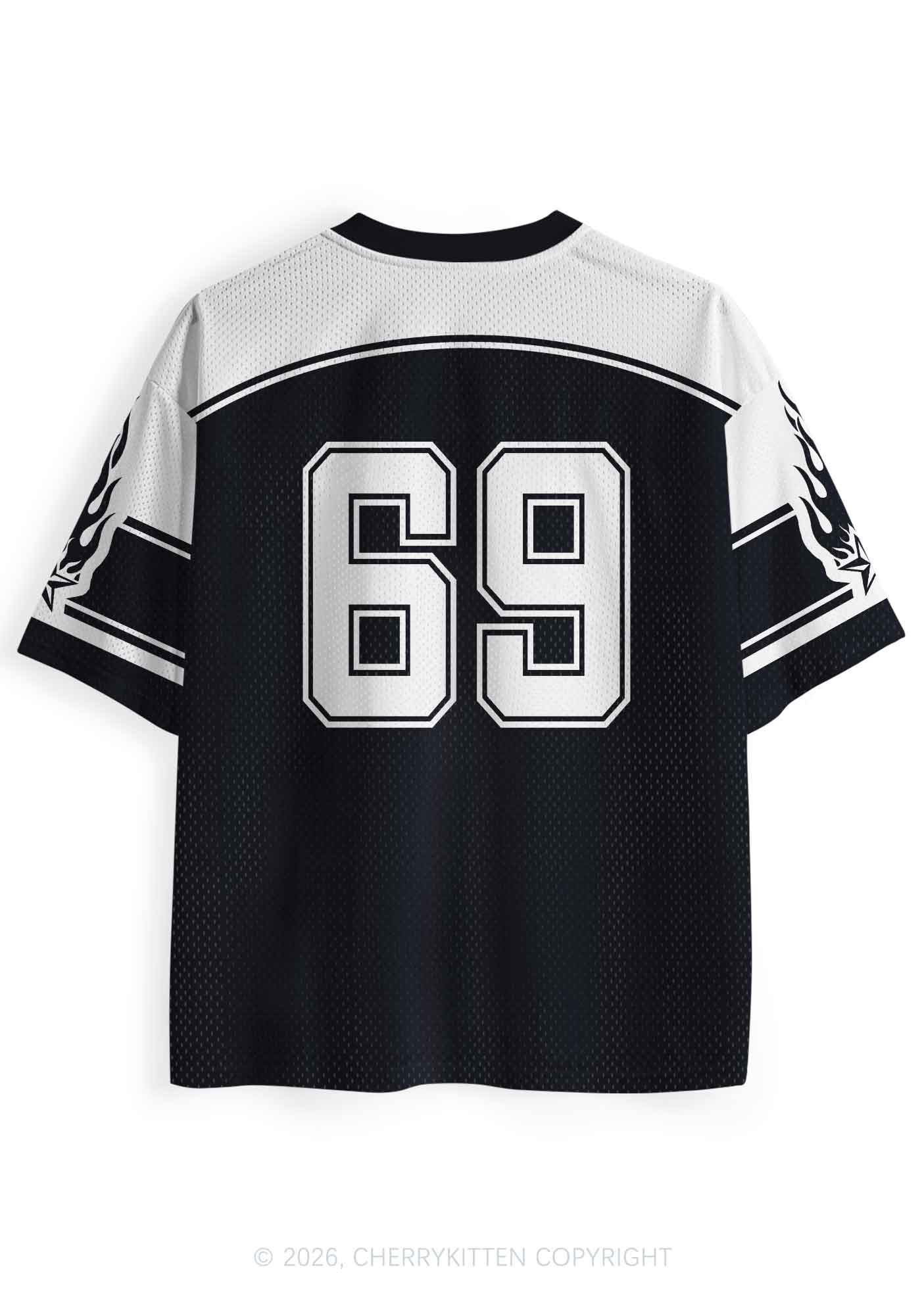 Sadistic And Autistic Y2K Sport Jersey Shirts Cherrykitten