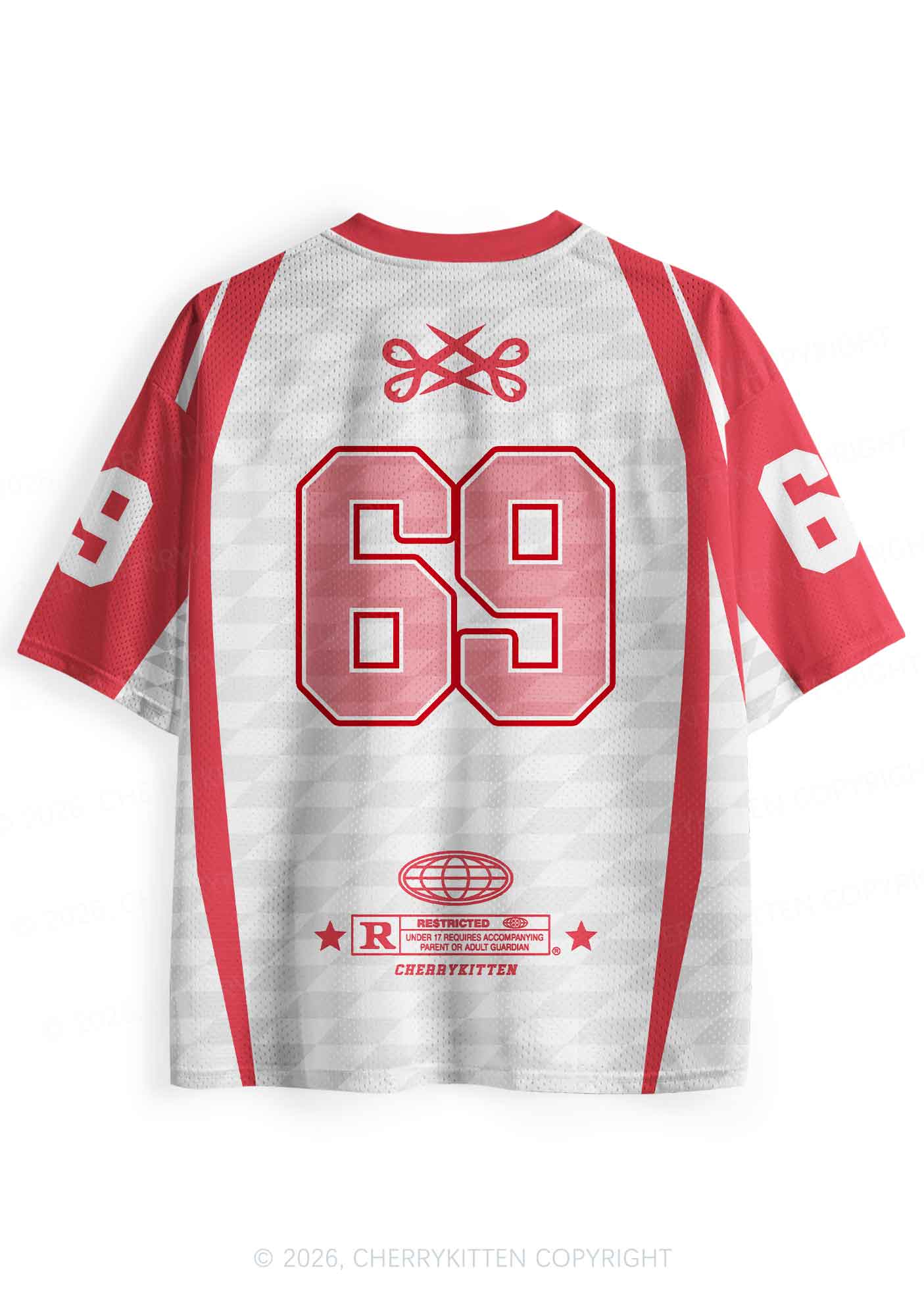 Im Not A Lesbian But My GF Is Pride Y2K Sport Jersey Shirts Cherrykitten
