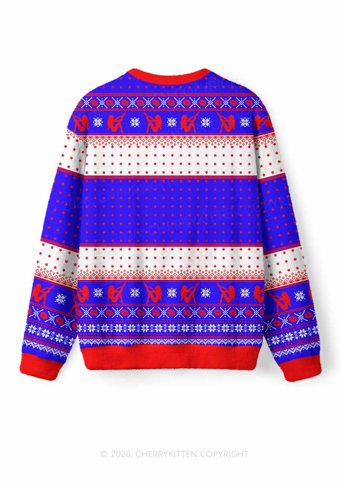 Make America Great Y2K Christmas Knit Sweatshirt Cherrykitten