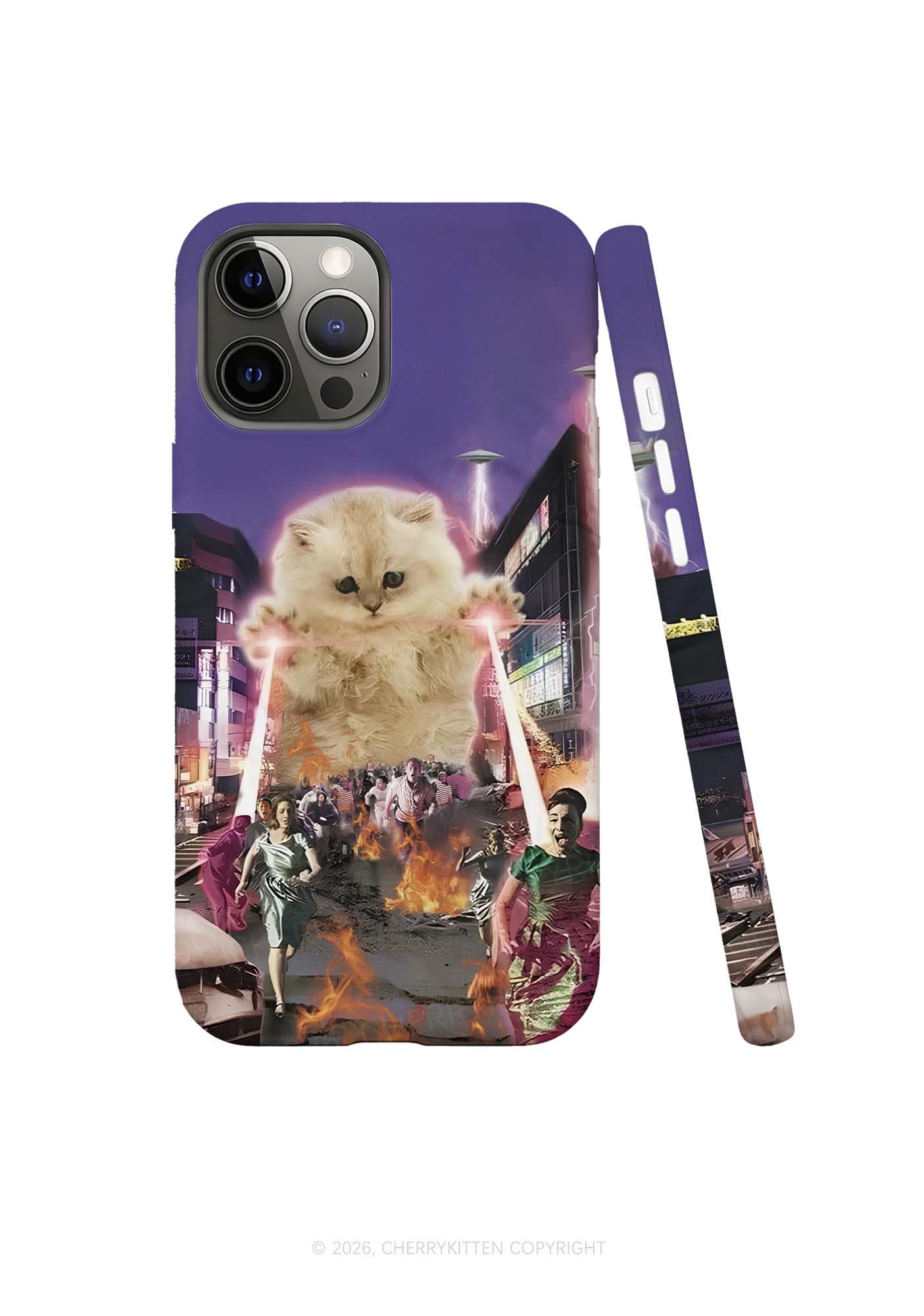 Super Power Kitten Y2K Phone Case Cherrykitten