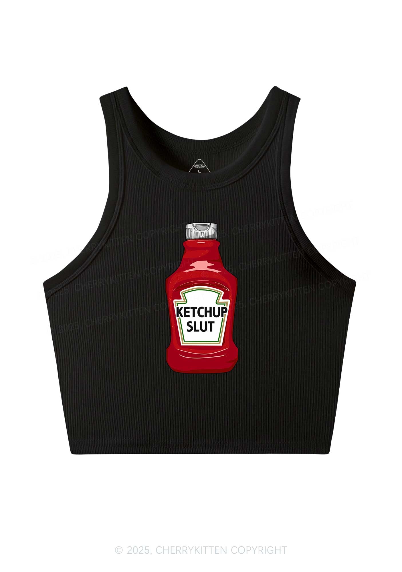 Ketchup Slxt Y2K Crop Tank Top Cherrykitten