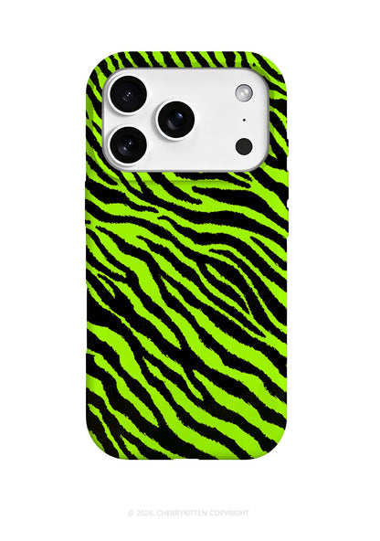 Green Zebra Y2K Phone Case Cherrykitten