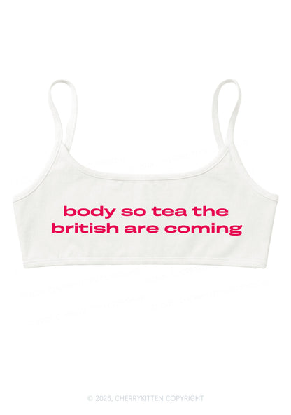Body So Tea Y2K Super Crop Cami Cherrykitten