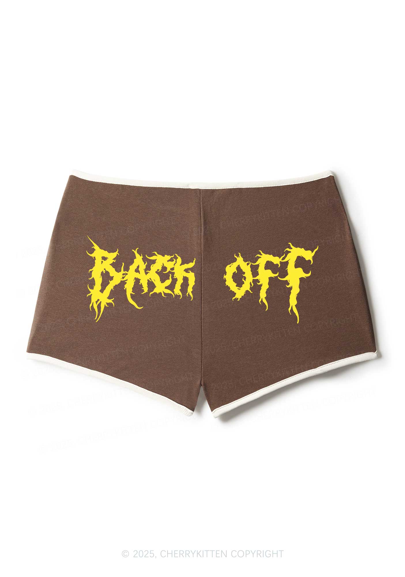 Back Off Y2K Booty Shorts Cherrykitten