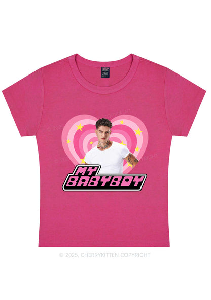 Custom Love My Babyboy Y2K Baby Tee Cherrykitten