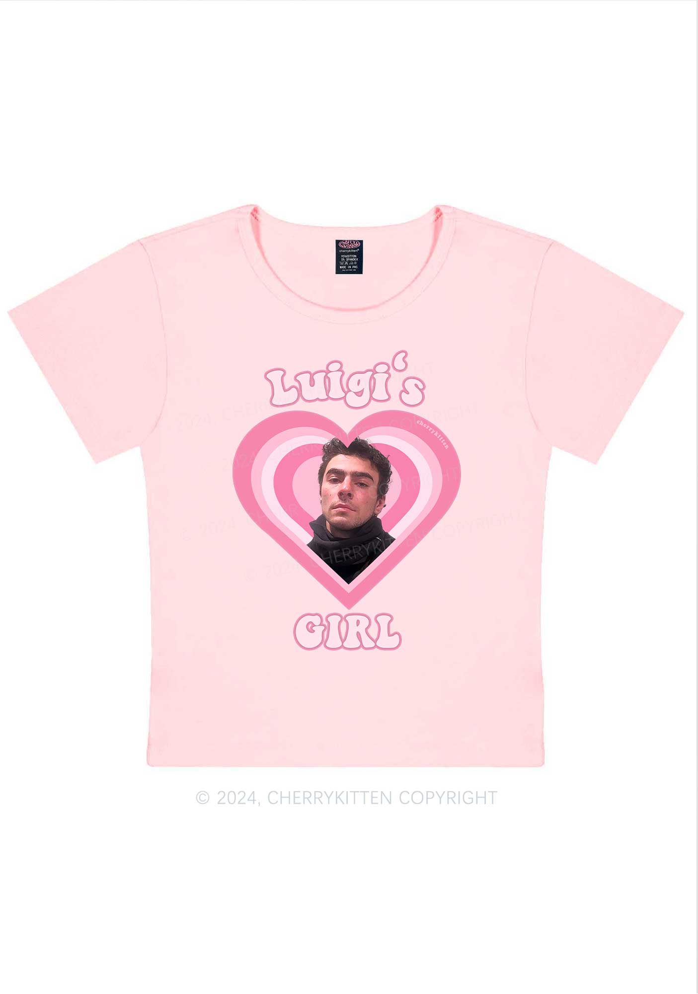 Luigis Girl Y2K Baby Tee Cherrykitten